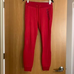 Red sweats size small barely worn